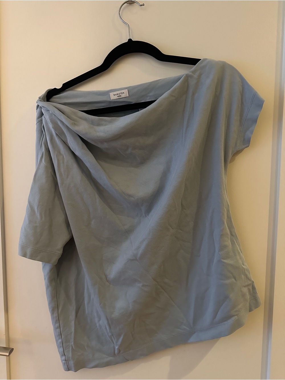 Aritzia Script Top in Dew Blue